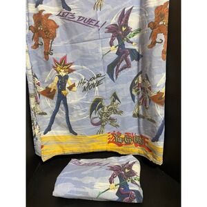 VTG Yu-Gi-Oh Twin Sheet Set Yugi Dark Magician Blue-Eyes White Dragon 90s
Y2K